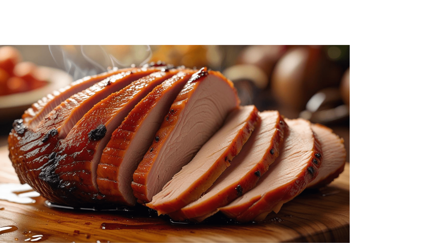 smoked turkey breast from the grill